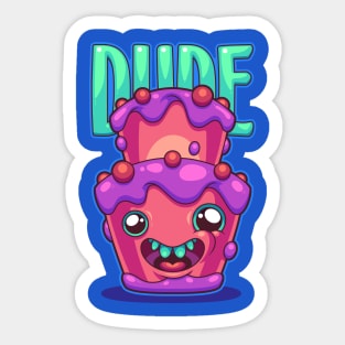 Dude Sticker